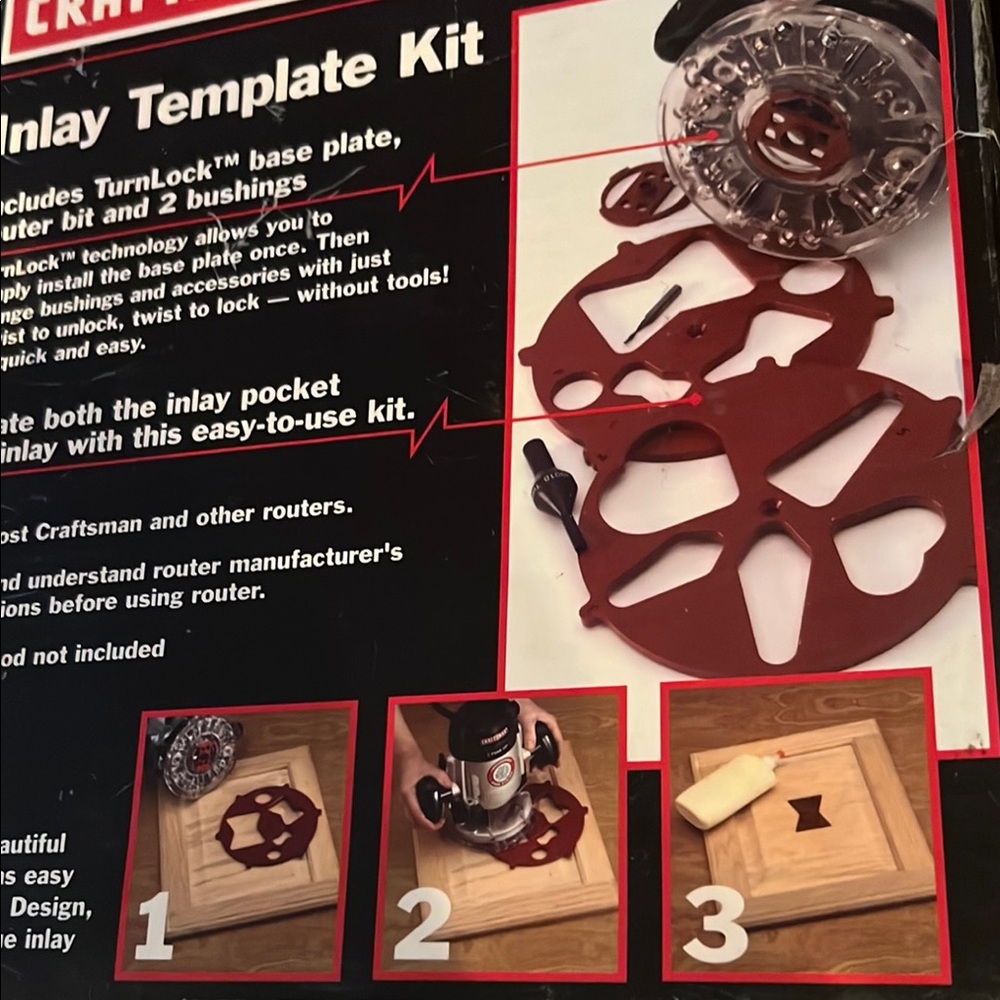 Craftsman Inlay Template Kit - Picture 6 of 9